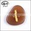 Wholesale engraved animal natural semi precious Gray Agate triangle Palm stone                        
                                                                                Supplier's Choice