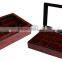 Delicate Glass Lid WoodenTea Bags Box Wooden Tea Set Storage Box