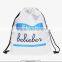 Waterproof Polyester 3d Printing Drawstring Backpack