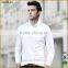 wholesale price white cotton longsleeve Polo t shirts for men