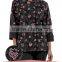 Double Breasted Coat for Women Pink Black Chef Coat Cotton/Poly Kitchen Uniform