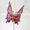 Hot Sale in USA 8 Inch Fluttering Butterfly Plastic Garden Sticks