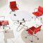round table, conference table white, modern round conference table CT-608