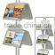 4 tire aluminum poster stand