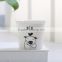 White Chinese Zodiac animals ceramic coffee mug