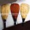 Amazing wooden SUP paddle with carbon fiber, bamboo sup paddle wood table paddle