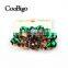 Fashion Jewelry Charming Peacock Design Brooch Pin Resin Crystal Rhinestone Girls Party Gift Promotion Wedding Accessories
