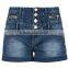 Newest design sex Denim Shorts Wholesale Ladies Jeans Short slim fit high waist roll up Summer Woman Short Pants girls 2016