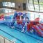 camouflage attractive inflatable water paly obstacle course