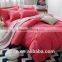 2015 customize pure color 100% cotton bedding set