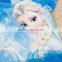 (K5216Y) blue 18M-6Y wholesale children clothes 3d printed girls fashion frozen tutu dress elsa t shirts for girls