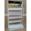 high quality strong 3 tier metal lubricant display stand with great price