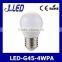 e27 ce rohs led lighting bulb p45 g45 bulb
