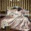 reactive bedding set luxury 100% cotton printed flower luxury bedding set