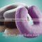 100% polyerter mold for neck pillow super soft fabric neck massage pillow LS-U-006-A travel foam pillow