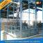 4.5m Vertical Guide Rail Chain Elevator Hydraulic Warehouse Cargo Lift
