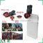 2015 new products!Universal clip 3 in 1 lens for mobile phone,for Iphone lens 3 in 1 clip lens 0.67x wide angle+macro+fisheye