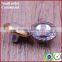 Wholesale beautiful round belly jewelry crystal rhinestone badge buttons