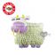 A50293 size:6inch loopy chenille sheep, cow, bird, pig plush dog toy