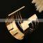 Women Lady Gold Silver Punk Open Wide Bangle Cuff Fashion Jewelry Bracelets