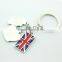 2015 hot sale promotional souvenir keychain state name /new zealand metal keychain of metal craft