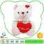 New Design Cute Plush Toy Heart Shaped Plush Toys