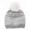 Stylish Unisex 2015 Letters Decorative Acrylic Hand Knitted Woolen Caps