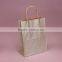 GOLD RUSH METALLIC INK KRAFT PAPER SHOPPING BAGS