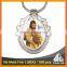 Best selling christian fancy gift custom-shaped printing jesus keychain