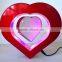 2015 new home wedding decoration red heart shape photo frame