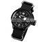 INFANTRY Men's Date Sport Army Style Nylon Fabric Quartz Black Watch