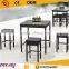 Simple design all-weather outdoor rattan table and chair bar furniture dubai for sale