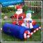 Best selling cheap outdoor inflatable christmas decoration inflatable pocket/car/santa claus and snowman