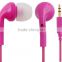 cheap!!!! DS-K100 with 3.5mm plug colorful and comfortable stereo earphone