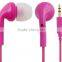 cheap!!!! DS-K100 with 3.5mm plug colorful and comfortable stereo earphone