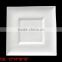 H9742 wholesale manufactorers high white plate porcelain white square