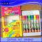 6 color neon oil pastel children stationery