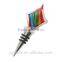 Diamond Shape Colorful Murano Glass Red Wine Stopper