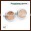 New wood materials for fashion style wooden cufflinks