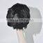 Synthetic short black silk wave wig Cosplay Wig N303