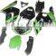 Green Black Fairing Kits for Kawasaki Ninja ZX6R 2003 2004 ZX 6R 03 04 ABS 100% Injection Mold Body Kits