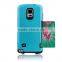 Popular Iface design PC Bumper + TPU Slim Armor Dual Shockproof with card slot Hard case cover for Samsung Galaxy Note 4