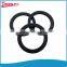 Black silicone rubber gasket rubber window gasket