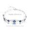 Fashion Wholesale 925 Silver Rhinestone Women Bracelets