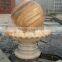 Indian stone carving rotating granite ball fountain