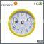 DEHENG simple color 12'' very cheap plastic clock