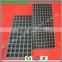 30 holes seed tray high quality black greenhouse plastic trays with low price
