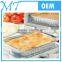 Disposable Airline aluminium foil tray with lid
