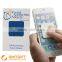 PU microfiber sticky cleaner phone cleaner sticker microfiber slogan imprint sticky cleaner