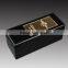 high end cosmetic package/custom black acrylic box/case